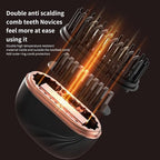 Mini Cordless Hair Straightener Brush