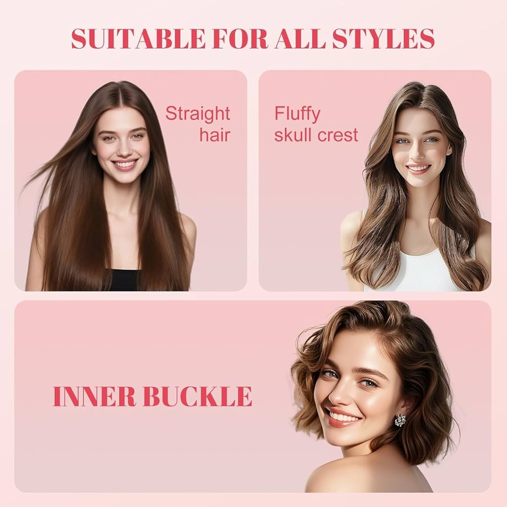 Mini Cordless Hair Straightener Brush