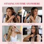 Mini Cordless Hair Straightener Brush
